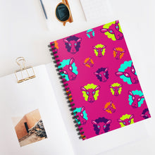 Load image into Gallery viewer, UnCloned® Pink Un Pattern Spiral Notebook - Ruled Line