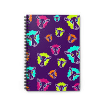 Load image into Gallery viewer, UnCloned® Purple Un Pattern Spiral Notebook - Ruled Line