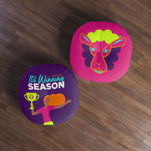 Load image into Gallery viewer, It&#39;s Winning Season Tufted Floor Pillow, Round 30x30