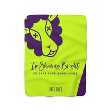 Load image into Gallery viewer, I&#39;m Shinning Bright Sherpa Fleece Blanket