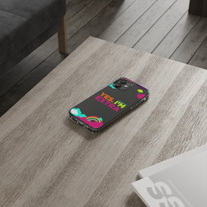 "Yes. I'm Extra" UnCloned® Clear Phone Case (iPhone)