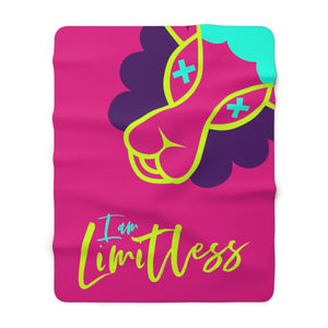 I am Limitless Blanket Sherpa Fleece Blanket