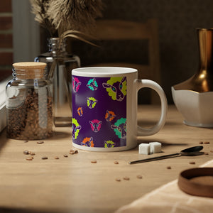 Purple Un Pattern- Jumbo Mug, 20oz
