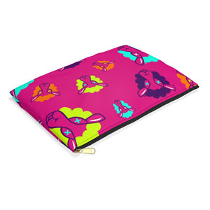 Pink Un® All Over Pattern Accessory Pouch