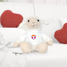 Load image into Gallery viewer, UnCloned® Sheep Plush Toy with Un T-Shirt