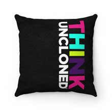 Load image into Gallery viewer, Think UnCloned™ Faux Suede Square Pillow